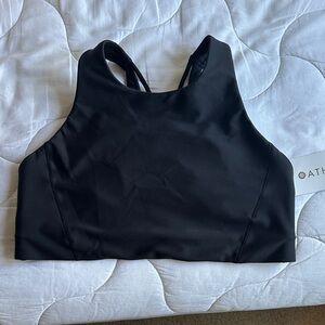 Athleta Black Sports Bra, Flex Spacer Bra, NWT, XL